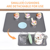 2026 Custom Logo Silicone Coffee Tamper Mat Easy to Clean Ice Cream Maker Mat for Kitchen Countertops