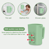 Silicone Baby Shower Bathing Rinse Cup Shampoo Soap Body Waterfall Pourer Kids Water Pourer Mug for Bathing Washing