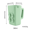 Silicone Baby Shower Bathing Rinse Cup Shampoo Soap Body Waterfall Pourer Kids Water Pourer Mug for Bathing Washing