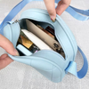 Large Capacity Waterproof Silicone Makeup Bag Fashionable Multi-Functional Cosmetic Storage Zipper Bag