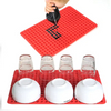 Cooking Baking Mat Mini Silicone Mold Pet Cookie Chocolate Drops Gummy Candy Cute Paw Print Baking Mat