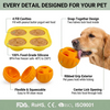 Wellfine Dog Licking Ball Pet Interactive Chew Toy Long-Lasting Keep Your Pup Distracted Safe Easy to Clean Fillable Dog Toys