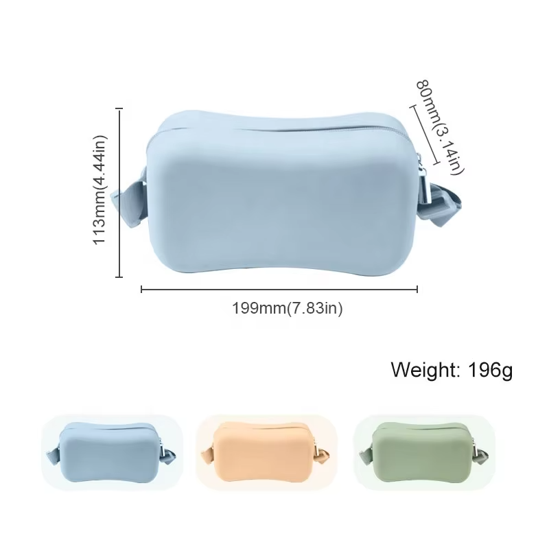 2026 Large Capacity Portable Waterproof Travel for Toiletry Bag Eco-Friendly New Silicone Storage Bag