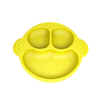 Food Grade Silicone Eco-Friendly Baby Plate Set with Suction Base Non-Slip Placemat for Toddlers