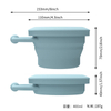 Foldable Silicone Cups with Lid Children's Tableware Toddler Snack Storage Container Gift Collapsible Cup
