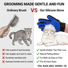 Custom Silicone Pet Hair Remover Gloves Pet Grooming Glove Guantes De Mascotas Deshedding Brush Glove