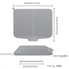 Anti-Slip Thick Silicone Dish Drying Mat Heat-Resistant Drying Pad Sink Draining Pad Faucet Silicone Dish Drying Mat