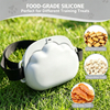 Silicone Fanny Pack Dog Custom Treat Pouch with Training Clickerfor Pet Traininlg Walking