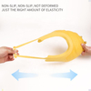 Wellfine Adjustable Kids Bath Cap Waterproof Child Shower Hat for Hair Washing and Bathing Baby Cleaning Protection