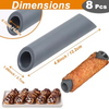 Herramienta para hornear de silicona DIY, formas antiadherentes, rollo de crema, tornillo, carcasa de croissant, cuerno, moldes de pasteler&iacute;a de tubo dan&eacute;s