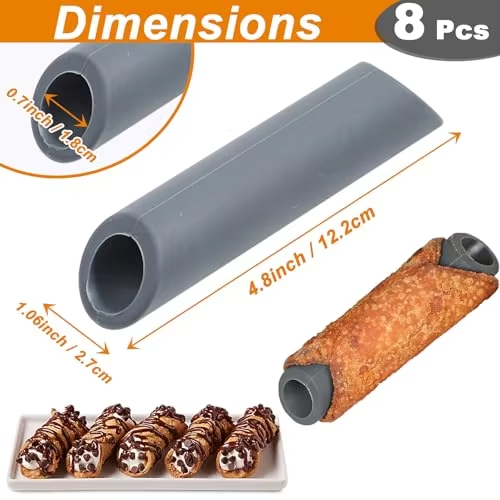 Herramienta para hornear de silicona DIY, formas antiadherentes, rollo de crema, tornillo, carcasa de croissant, cuerno, moldes de pasteler&iacute;a de tubo dan&eacute;s