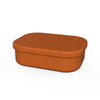 Custom Logo Food Grade BPA Free Student Simple Lunch Box Silicone Bento Lunch Box