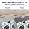 Non-Slip Silicone Washer Dryer Top Cover Protect Mat Waterproof Washer Top Cover Pad for Home Kitchen Laundry Room