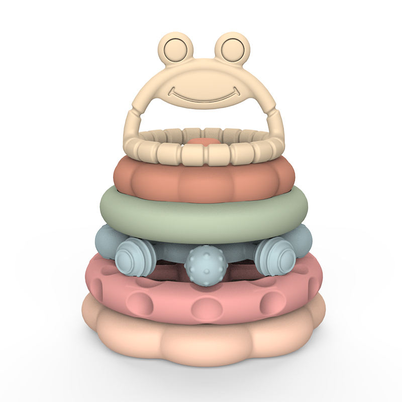 Non Toxic Baby Teether Silicone Toys Bpa Free Food Grade Chew Silicone Baby Teether