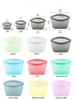 Reusable Silicone Food Storage Bags - Leakproof, BPA Free