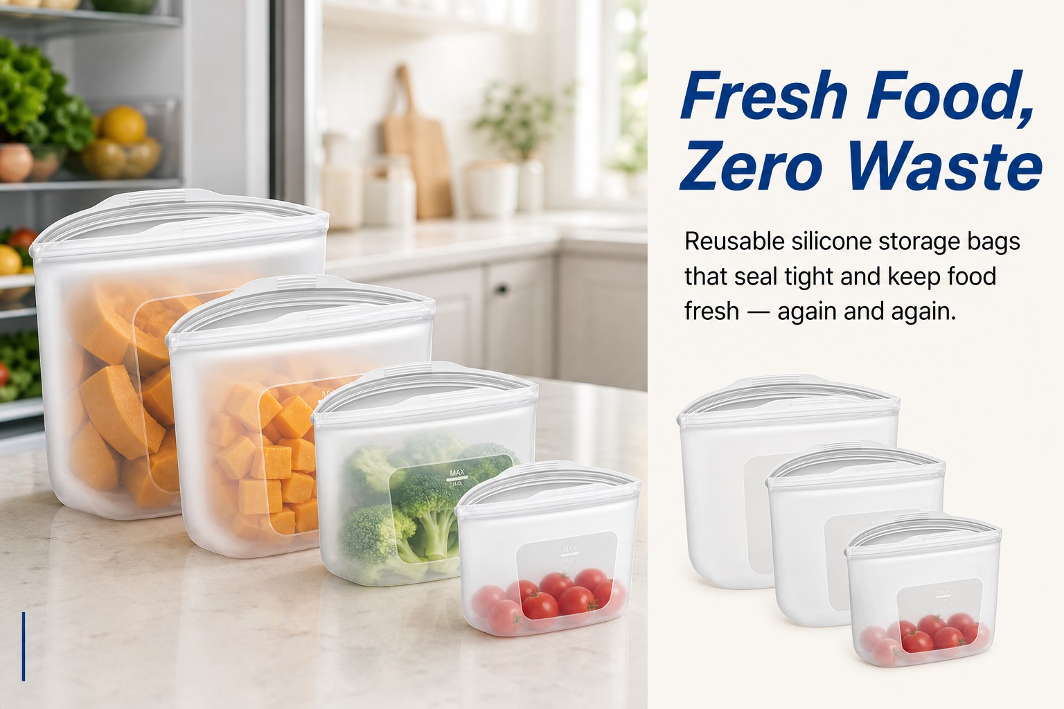 <b>Soft, Reusable, and Stand-Up Silicone Design</b><br /> <link href="https://fonts.googleapis.com/css?family=Inter" rel="stylesheet" type="text/css" />