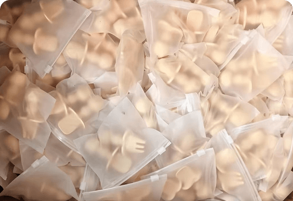Production workshop environment for custom silicone manufacturing.