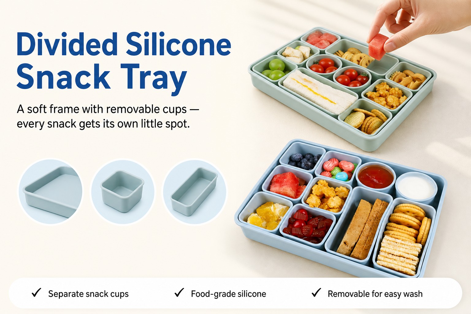 <p><b>Bento Container for Tidier, More Appetizing Meals</b></p> <link href="https://fonts.googleapis.com/css?family=Inter" rel="stylesheet" type="text/css" />