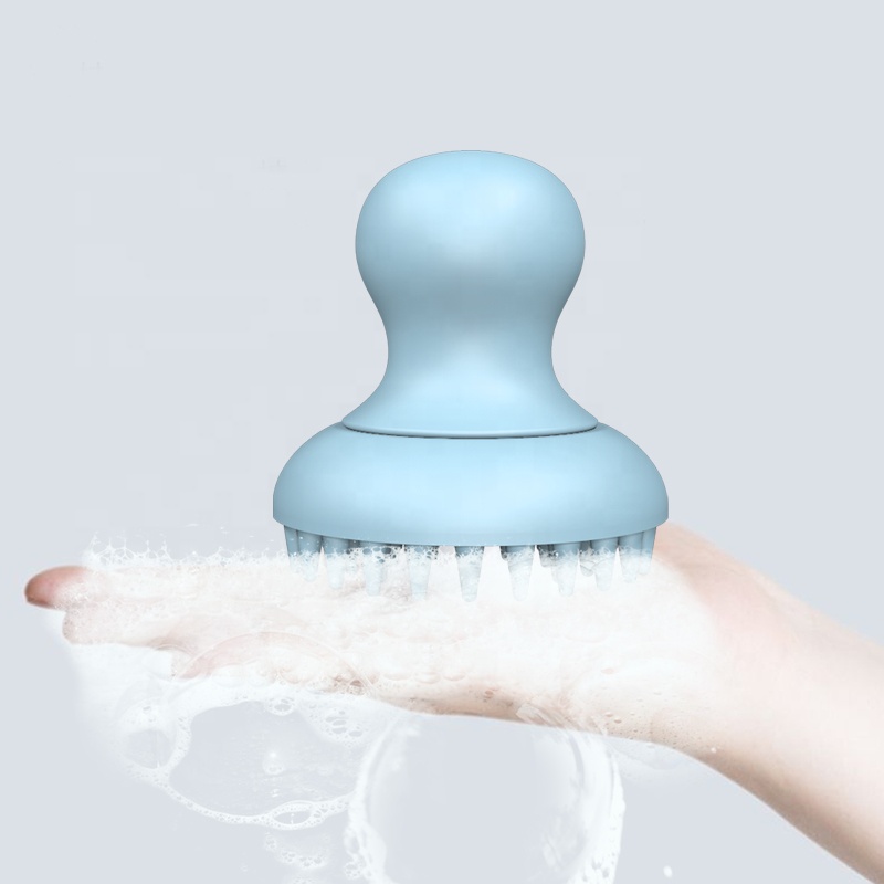 Silicone Shampoo Brush for Scalp Massage - Wet & Dry Hair