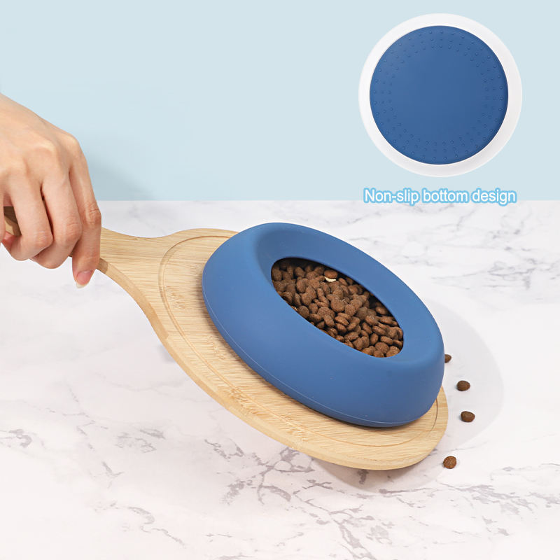 Custom Silicone Collapsible Pet Water Bowl Portable Outdoor Travel Feeding and Drinking Bowl for Dog Cat