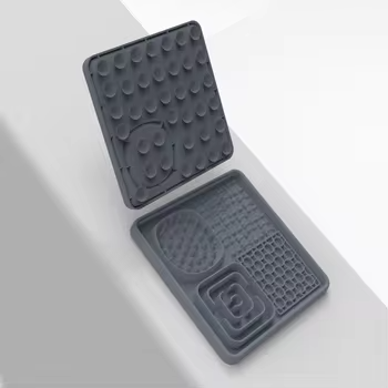 Pet Feeding Mats Silicone Lick Mats Non Slip Durable for Small Animals Puppies Kittens Slow Feeding Interactive Pet Food Mat