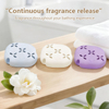Silicone Anti-Slip Shower Steamers Tray Suction Cup Holder with Long Lasting Flake Bath Bombs Container Shower Tablet Stand Dish