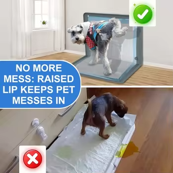 Almohadilla grande reutilizable para adiestramiento de cachorros, orinal, soporte de silicona para perros, bandeja para inodoro para mascotas, soporte para almohadillas para orinar