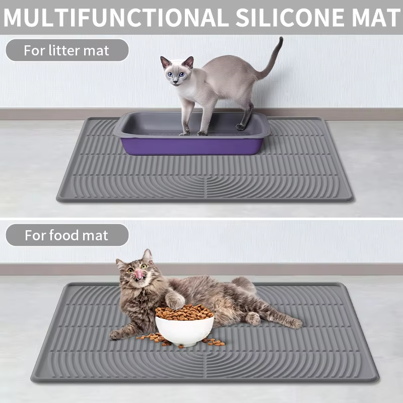 Top Ranking Silicone Pet Diatom Mud Feeding Mat Absorbent Splash-Proof Cat and Dog Eating Mat for Pets