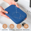 Custom Large Silicone Bag Portable Makeup Storage Bag Zipper Pouch Purse Waterproof Cosmetic Bag Travel Toiletry Bag