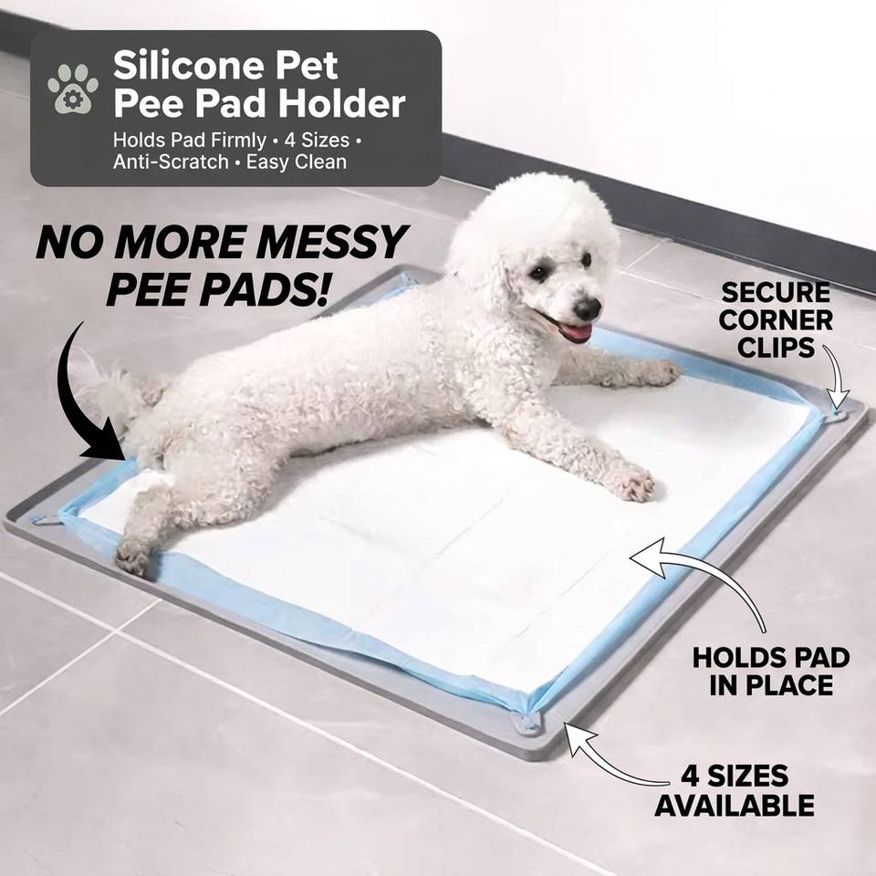 Top Ranking Puppy Pee Pad Holder Mesh Grids Easy to Clean Dog Pee Pad Holder