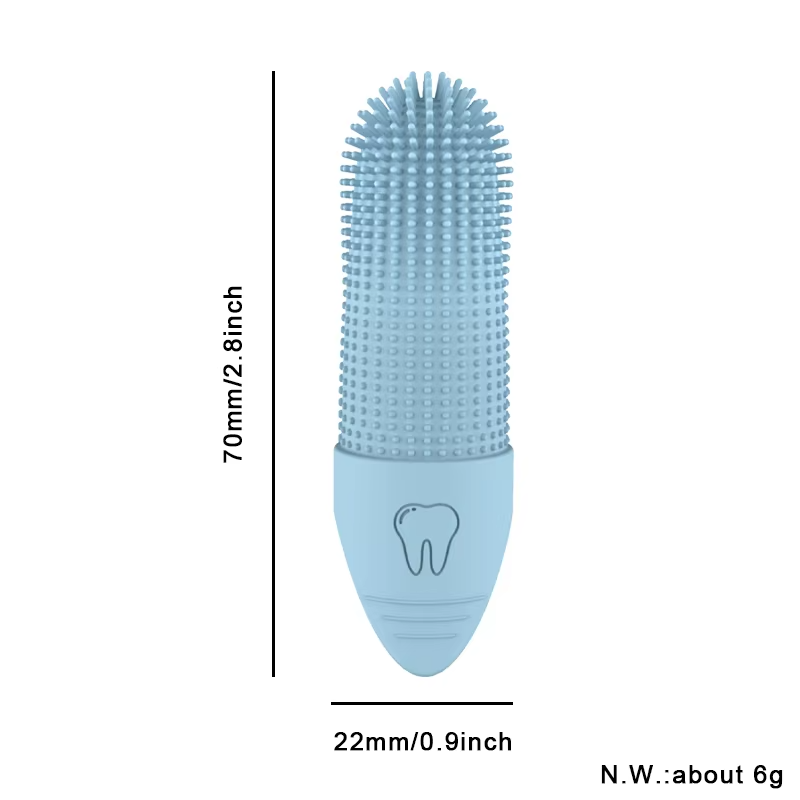 Silicone Finger Toothbrush for Dogs and Cats Pet Grooming Product for Teeth Cleaning Supplies