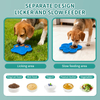 Custom Silicone Licking Mat Bowl Dog Collapsible Silicone Dog Bowl cat Slow Feeder Dog Slow Feeder Bowl
