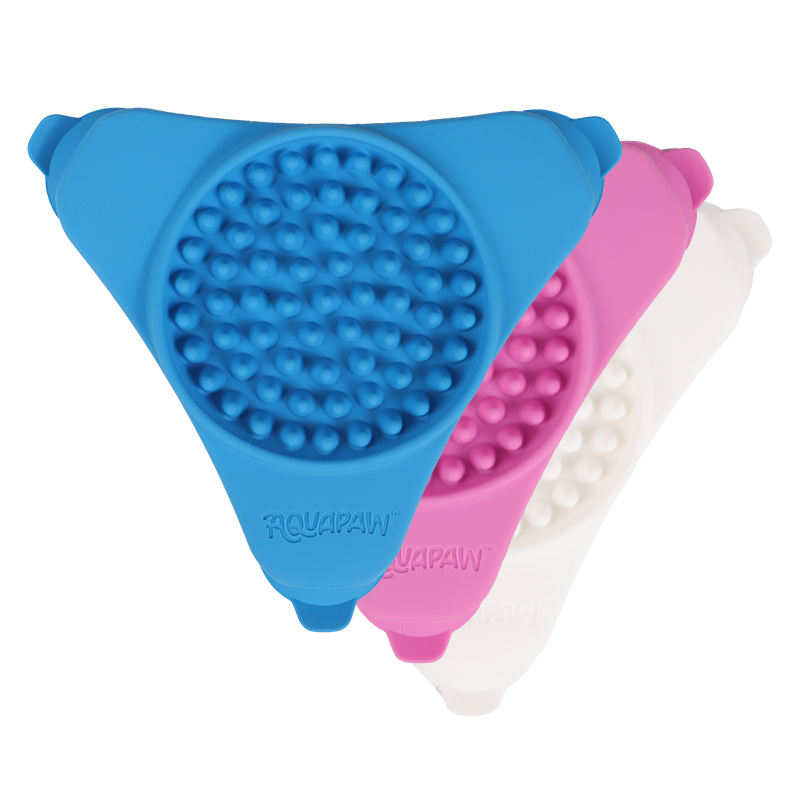 Dog Training Slow Feeder Lick Mat Bathing Grooming Bowl with Strong Suction Silicone Food Grade Dog Licking Pad Free Sample
