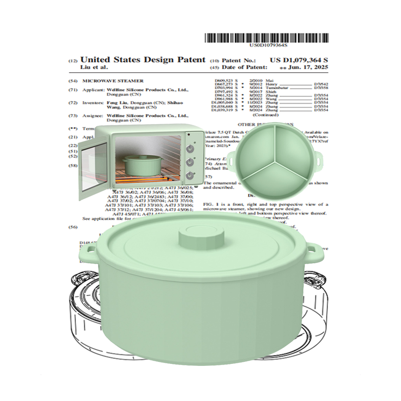 Top Ranking Food Grade Collapsible Silicone Vegetable Food Pot Microwave Steamer