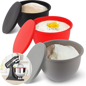 Silicone Bowl Liners Waterproof Dishwasher Safe Oven Safe Non-Toxic Silicone Liners for 5 Qt Tilt Head Stand Mixers