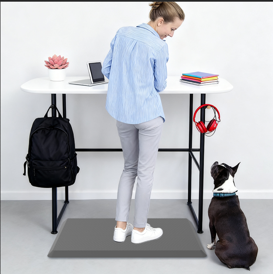 Waterproof Indoor Floral Kitchen Floor Mats Anti-Fatigue Comfort Rug Boho Style Foot Mat