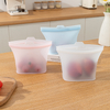 Microwave Safe Food Storage Bag Refrigerator Preservation Food Grade Silicone for Fresh Foods