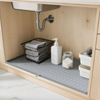 Silicone Cabinet Mat Water Corrugated Silica Gel Drain Pad Anti-fouling Anti-oil Under Sink Mat Large Size Silicone Kitchen Mat