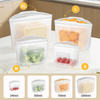 Food Grade Silicone Storage Bags Non-Toxic Freezer Safe with Classic Design Foldable Set for Kitchen Medical Kit Storage
