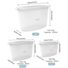 Leak-proof Premium Silicone Reusable Food Storage Bag Freezer Microwave Safe Food Storage Pouch