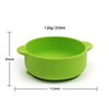 2025 New Arrivals Bpa Free Food Grade Kids Dinnerware Feeding Bowl Custom Silicone With Plastic Baby Bowl