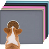 New Arrivals BPA Free Food Grade Dog Cat Bowl Mat Silicone Non-Slip Waterproof Dog Food Mat Tray Pet Feeding Mat