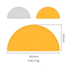 Bpa Free Reusable Portable Children Dining Food Mat Non-slip Baby Place Mat Waterproof Silicone Placemats for Kids