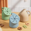 Silicone Baby Snack Cup with Grip Handle - Spill Proof