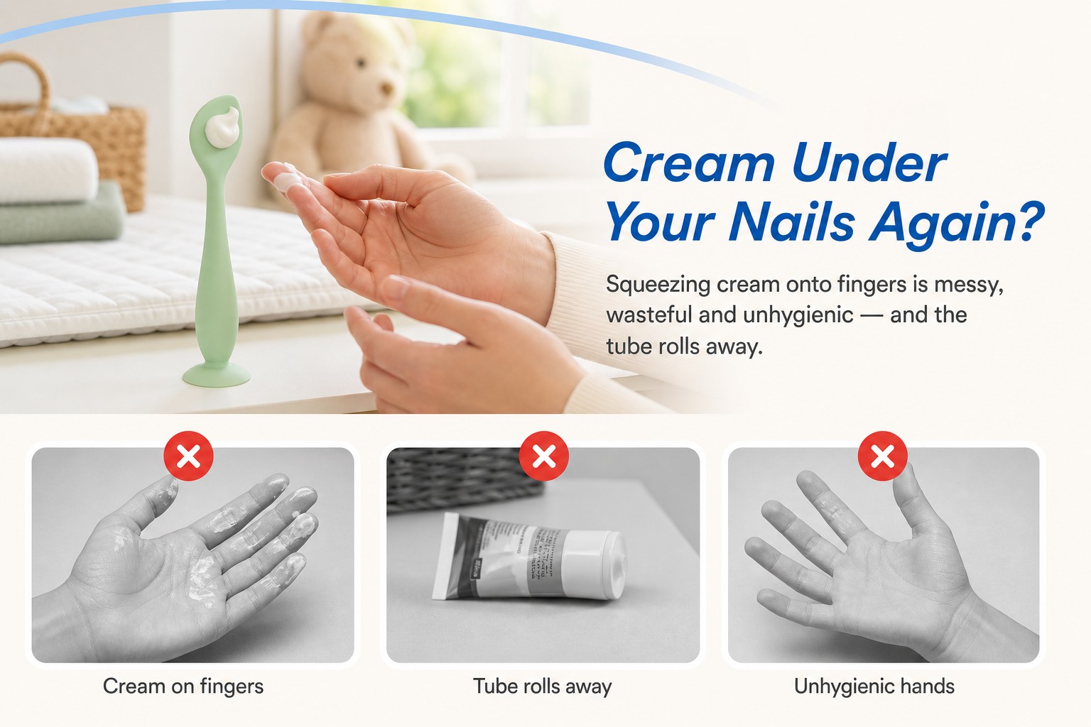 <p><b>Designed for Less Mess and Less Skin Irritation</b></p> <link href="https://fonts.googleapis.com/css?family=Inter" rel="stylesheet" type="text/css" />