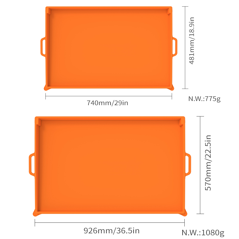 Silicone Griddle Cover 36 - Full-Edge Heavy Duty Mat