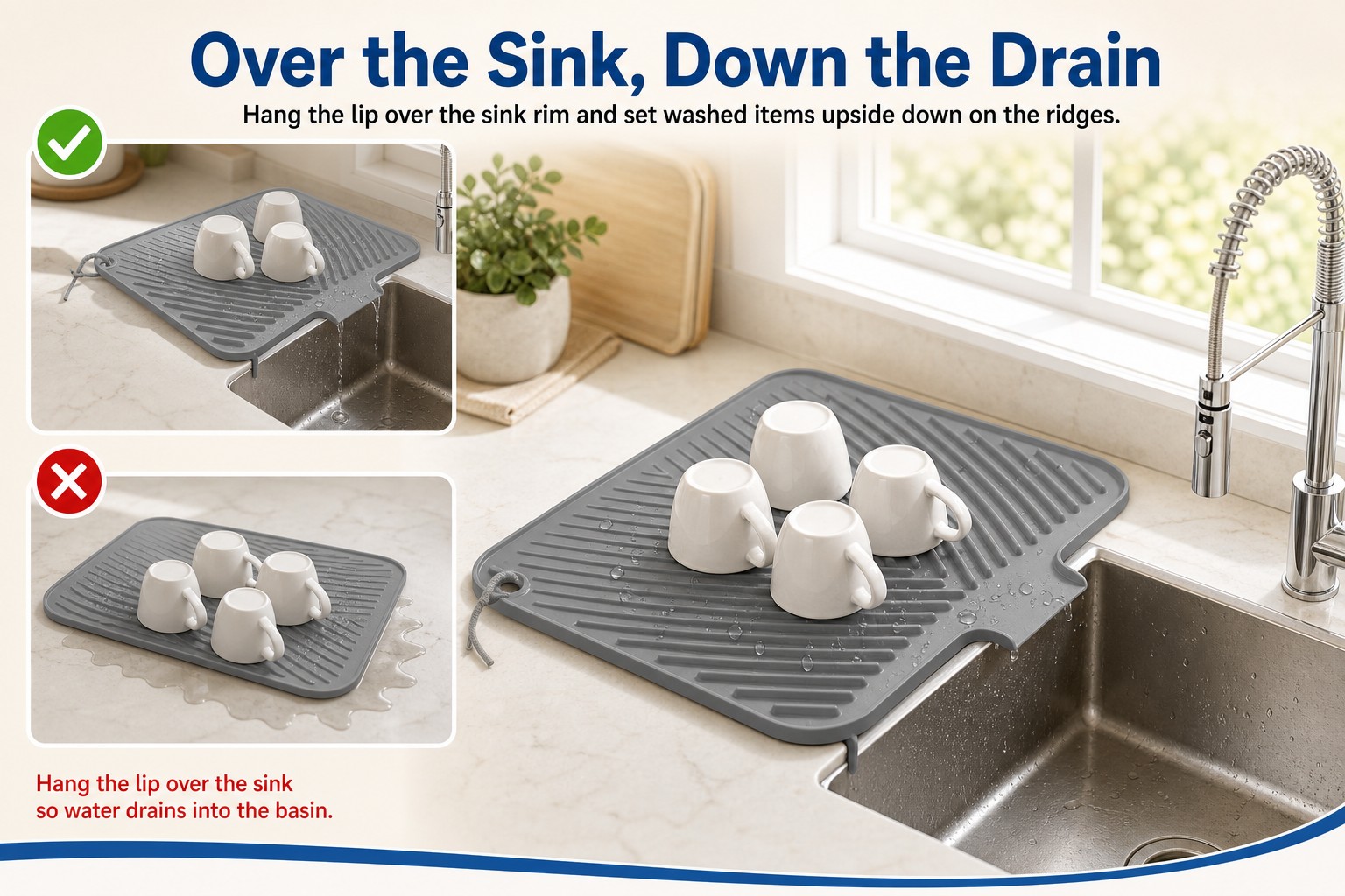 <p><b>Universal Fit for Any Sink Setup</b></p> <link href="https://fonts.googleapis.com/css?family=Inter" rel="stylesheet" type="text/css" />