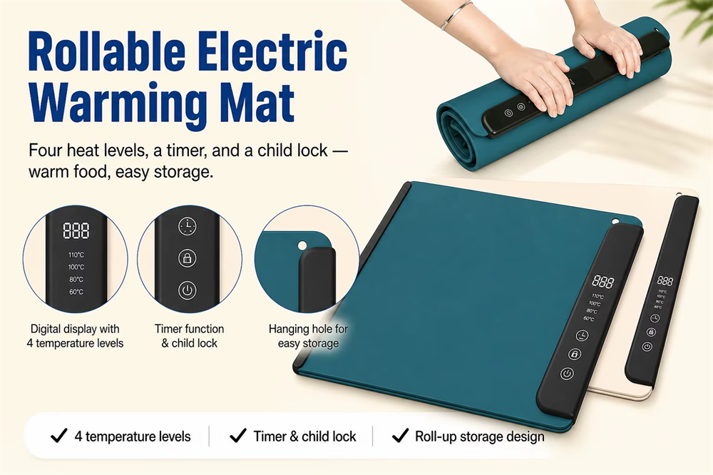 <span style="font-family:inter;"><span style="color:#2f4a52;"><strong>Food Warming Mat for Hotter, Happier Mealtimes</strong></span></span> <link href="https://fonts.googleapis.com/css?family=Inter" rel="stylesheet" type="text/css" />