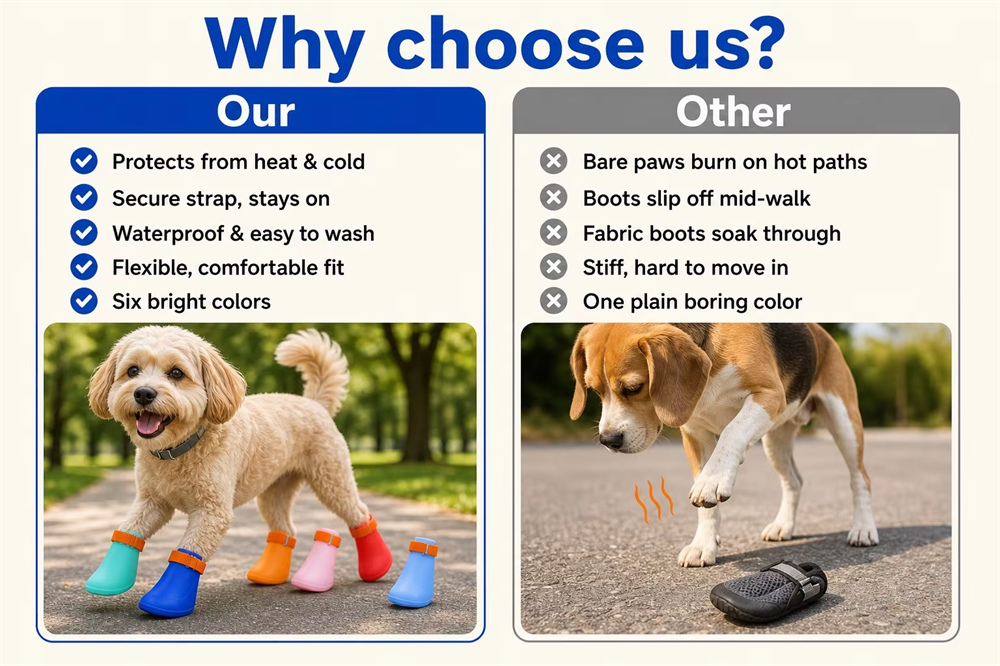 <span style="color:#2f4a52;"><span style="font-family:inter;"><strong>Why Choose Our Silicone Dog Boots for Pet Parents</strong></span></span> <link href="https://fonts.googleapis.com/css?family=Inter" rel="stylesheet" type="text/css" />