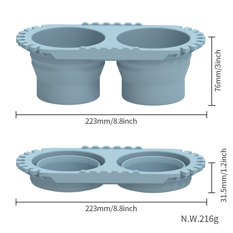 Collapsible Silicone Paint Brush Washer for Back to School Painting Cup